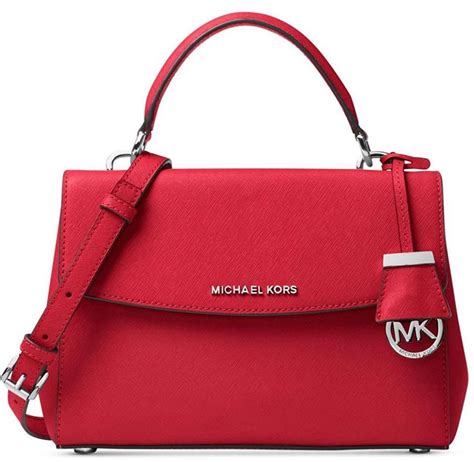 túi xách michael kors màu đỏ